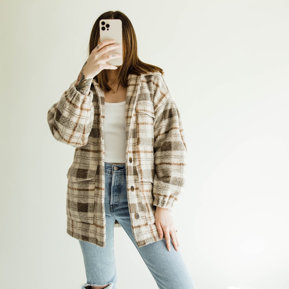 universal threads plaid jacket